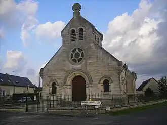 The church of Landricourt