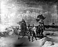 "Teutonic Knights after the Battle of Grunwald" (Po bitwie pod Grunwaldem). Oil on canvas, 1850. Painting has been stolen by Germans in 1945 and disappeared since.