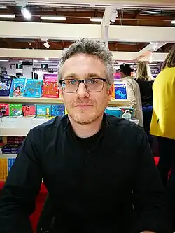 A 2018 photograph of Fabrice Colin