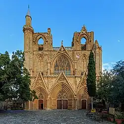 Front Facade of Lala Mustafa Pasha Mosque