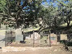 Faraway Ranch Cemetery, where the Ericksons are buried.
