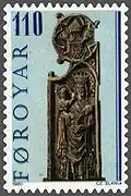 Mediaeval carved pew ends from Saint Olav's Church