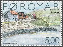 Akrar on Suðuroy. Jákup Pauli Gregoriussen Date of issue: 26 January 2004