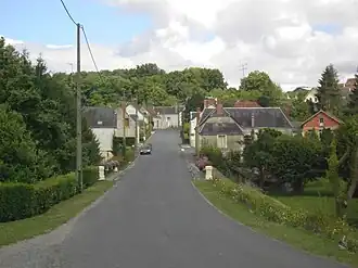 The road into Faverolles