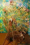 Ferris Wheel, toothpick art made by a San Quentin prison inmate, Musée Mécanique, San Francisco California
