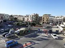 View of the central part of Fgura