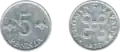 5 p Looped square (1977)