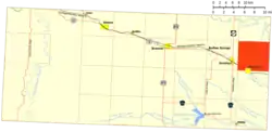 Location of Fischbein Township