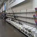 Fishing-rod panic buying in Corpus Christi, Texas, during the COVID-19 pandemic