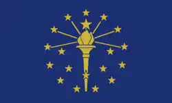 Hadley's initial flag design with the state name omitted.