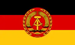 War flag of East Germany (1960–1990)