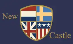 Flag of New Castle, Delaware, USA