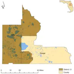 Map of the district