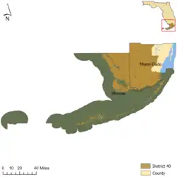 Map of the district