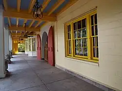 Different view of the front of the house