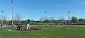 A baseball game at Floyd Central