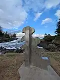 Bert Flugelman 1997, Making Waves, stainless steel, Kiama, New South Wales