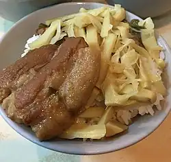 Chinese braised pork rice