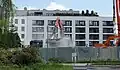 The moment of the demolition of the top floor, April 30, 2025