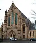 19th-century St Francis Church, in 'Hutchie C' area but spared from the wrecking ball, now a community centre, 2012