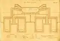 30-ton Siemens–Martin furnace, section, 1917.