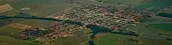 Aerial view of Denise
