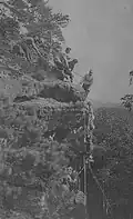 Abseiling at the Zirkelstein