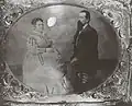 Pacheco with his aunt Francisca Benicia Carrillo de Vallejo