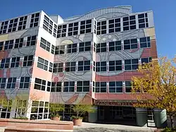 Picture of the Frank G. Wells Building in Burbank, California