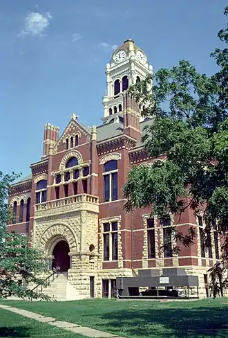 Franklin County Courthouse in Hampton