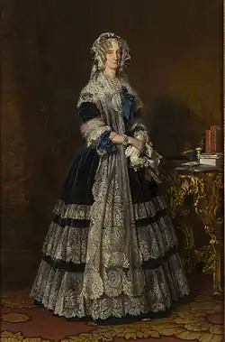 Portrait of Maria Amalia by Franz Xaver Winterhalter
