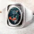 Freiherr signet ring of the Mecklenburg Plessens