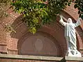 Front entrance of St. Stanislaus Church