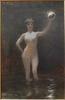 Jean-Léon Gérôme, Truth at the Bottom of a Well, study for a painting of 1895