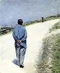 Homme portant une blouse (1884) Private collection