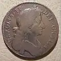 Half crown of Charles II, 1680