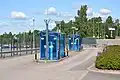 Gas filling station in Ruskeasuo, Helsinki.