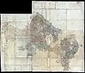 Showing N.W. Province Including Delhi Territory Map 1836