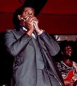 Image 41George "Harmonica" Smith, 1980 (from List of blues musicians)