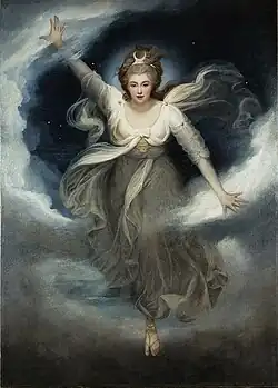 Duchess of Devonshire as Cynthia by Maria Cosway
