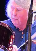 Gerry Conway - Fairport Convention live at the Apex Bury St Edmunds 270222 (51909597578).jpg