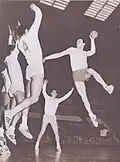 Gruia during a training session in 1965