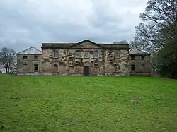 Side of the stable block