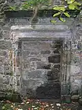 The blocked up Giffen Aisle doorway