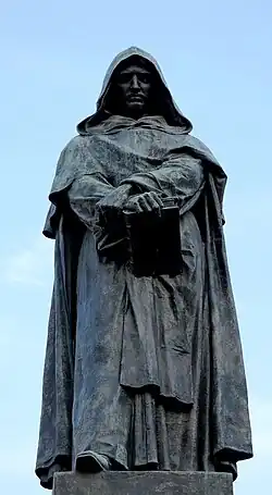Image 10Bronze statue of Giordano Bruno by Ettore Ferrari, Campo de' Fiori, Rome (from Western philosophy)