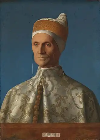 Portrait of Doge Leonardo Loredan, by Giovanni Bellini, 1501, National Gallery, London
