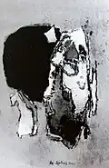 Gjelosh Gjokaj, Form 1, 2002, Combined technique, 70 × 49&nbsp;cm