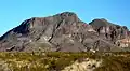 Northwest aspect with summit to right