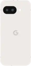 Diagram of a Pixel 9 smartphone in white.