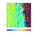 Map of XX component of strain tensor